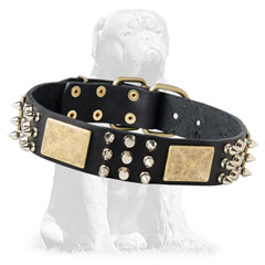Durable leather collar