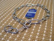 FUR SAVER DOG COLLAR STEEL CHROMIUM PLATED WIDTH 4 MM FUR SAVER DOG COLLAR STEEL CHROMIUM PLATED WIDTH 4 MM