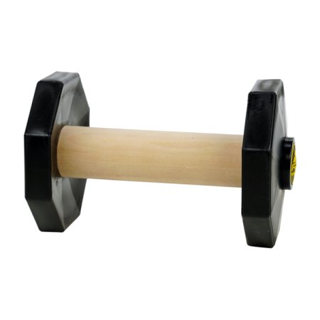 Mastiff Wooden Dog Training Dumbbell with Removable Weight Plates 1.4 lbs (650 g)
