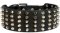 3 inch Studded Leather Dog Collar for Mastiff
