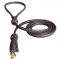 Rolled Leather Dog Lead - 2 Foot Long Round Leash Mastiff