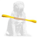 Mastiff Leather Dog Tug - Bite Tug