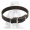 Exclusive elegant leather collar