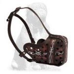 Adjustable Attack Training Dog Muzzle for Mastiff Breed