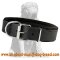 Padded Leather dog collar with thick felt for walking ,training