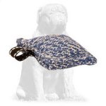 Mastiff French Linen Pocket Bite Tug with Small Handle