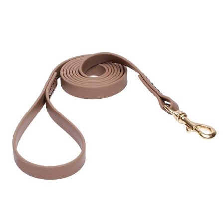 Khaki Waterproof Mastiff Leash Made of Biothane