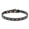 Mastiff Starred Leather Dog Collar