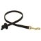 Leather Obedience Dog Leash with Pull Tab 2 foot for Mastiff