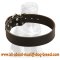 Simply elegant genuine leather collar