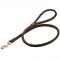 Natural Rolled Leather Dog Leash for Mastiff
