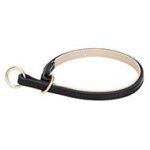 Mastiff Leather Choke Collar with Inside Support Material