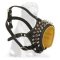 Mastiff Nappa Padded Leather Dog Muzzle with Spikes and Studs