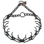 Strong Herm Sprenger Mastiff Pinch Prong Collar of Black Stainless Steel - 2.25 mm (1/11 inch)