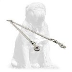 Mastiff Chrome Plated Dog Coupler for Walking 2 Dogs 1/9 inch (3 mm)