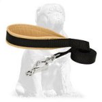 Nylon Dog Leash with Nappa Padded Handle for Mastiff