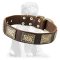 Luxury Leather Dog Collar for Mastiff
