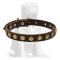 Studded Leather Mastiff Collar