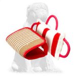 Bite Training Pillow with Jute Cover for Young and Adult Mastiff
