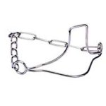 Mastiff Stainless Steel Show Dog Collar with Fur Saving Links - 1/9 inch (3 mm)