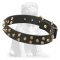 Mastiff Fancy Designer Leather Collar with Studs