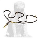 Mastiff Multifunctional Baby Soft English Leather Dog Leash