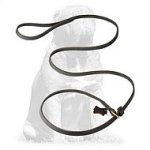 Leather Slip Lead 6 FT on 1/2'' for Mastiff