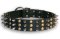 Mastiff Studded Black dog collar 20 inch/20'' collar - S59