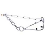 Mastiff Stainless Steel Dog Show Collar with Caps 1/9 inch (3 mm)