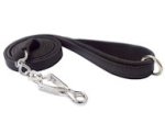 Mastiff Flat Leather Leash with Quick Release Snap Hook