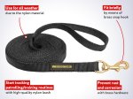 2 Ply Nylon Leash for Tracking, Training and Walking with Your Mastiff