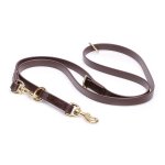 Multipurpose Brown Biothane Mastiff Leash for over 7 Different Activities