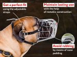 Wire Basket dog muzzle for Bullmastiff