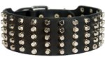 3 inch Studded Leather Dog Collar for Mastiff