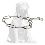 Mastiff Chrome Plated Fur Saver Dog Collar for Training 1/6 inch (4.0 mm) Mastiff Chrome Plated Fur Saver Dog Collar for Training 1/6 inch (4.0 mm)