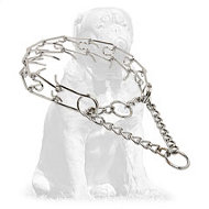Mastiff Steel Chrome Plated Training Pinch Collar 1/8 inch (3.2 mm) Mastiff Steel Chrome Plated Training Pinch Collar 1/8 inch (3.2 mm)