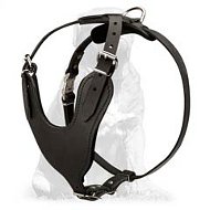 Mastiff Attack Training Large Leather Dog Harness - Durable Dog Harness Mastiff Attack Training Large Leather Dog Harness - Durable Dog Harness