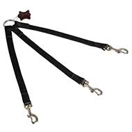 Mastiff Nylon Dog Triple Coupler for Walking