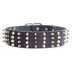 2 inch Leather Dog Collar with Studs and Spikes for Mastiff 2 inch Leather Dog Collar with Studs and Spikes for Mastiff