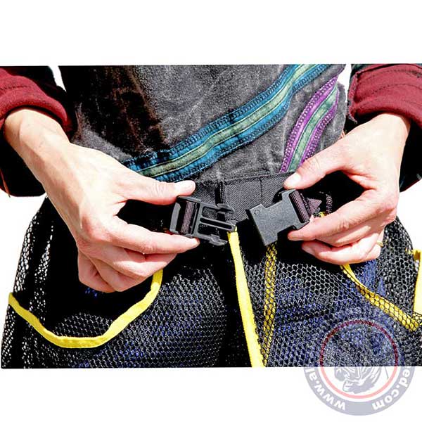 Training skirt pouch with Velcro