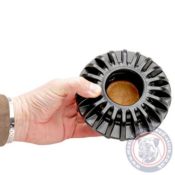 Perfect for dog teeth food dispenser