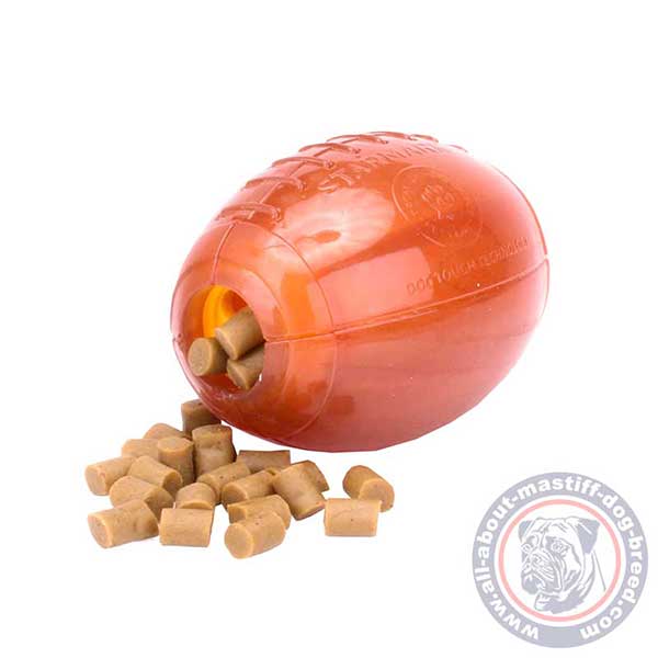 Long-servicing dog toy for treats