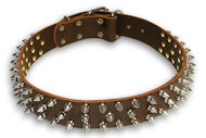 Leather Brown collar 27'' for Mastiff /27 inch dog collar - S44