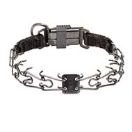 Mastiff Herm Sprenger Dog Pinch Collar of Black Stainless Steel 1/11 inch (2.25 mm) link diameter Mastiff Herm Sprenger Dog Pinch Collar of Black Stainless Steel 1/11 inch (2.25 mm) link diameter