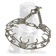 Training Mastiff Pinch Collar with Swivel - Chrome Plated 1/9 inch (3.0 mm) Training Mastiff Pinch Collar with Swivel - Chrome Plated 1/9 inch (3.0 mm)