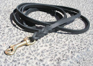 Soft Premium Braided Leather Leash for Mastiff