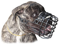 Adjustable Wire Basket Mastiff Dog Muzzle for Winter Walking and Training