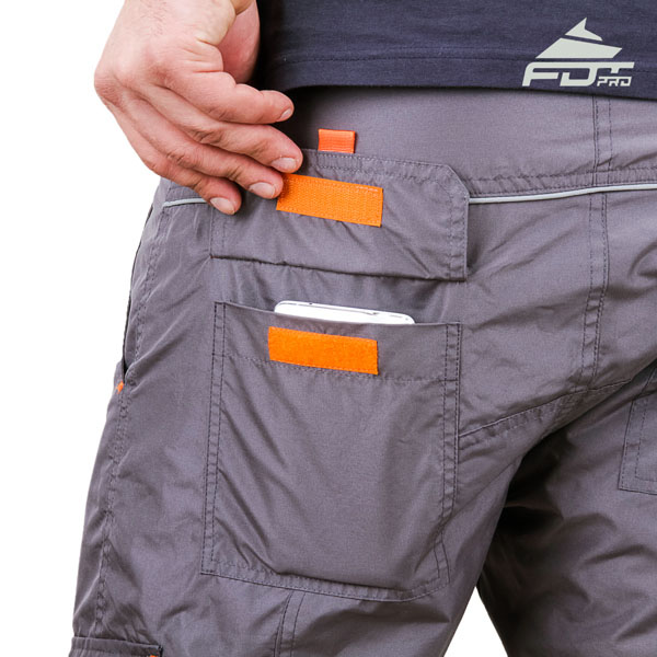 Comfy Design FDT Professional Pants with Durable Back Pockets for Dog Trainers