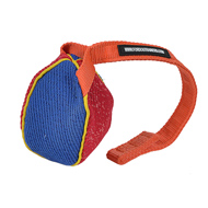 "Funny Play" French Linen Bite Tug for Puppies and Small Mastiff - 3 x 4 inch (8 x 10 cm)