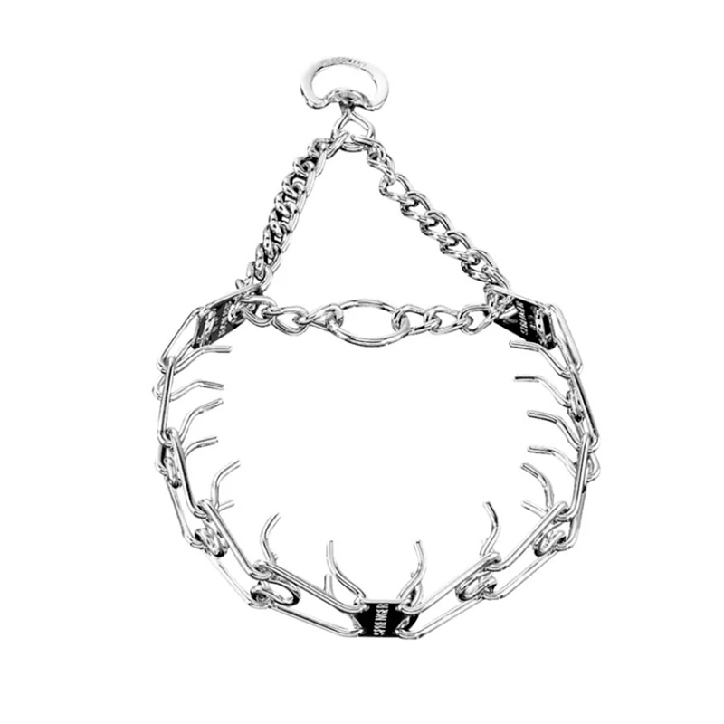 Chrome Plated Prong Collar with Swivel (2.25 mm x 16 inches) Herm Sprenger